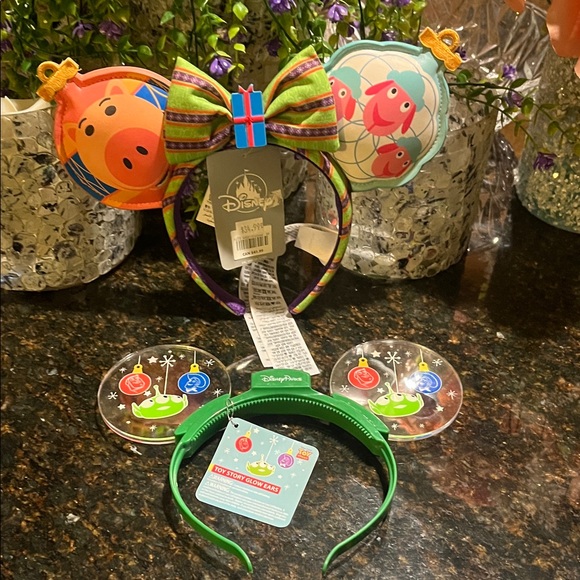 Disney parks Toy Story holiday Mickey and Minnie Mouse ears alien ears light up